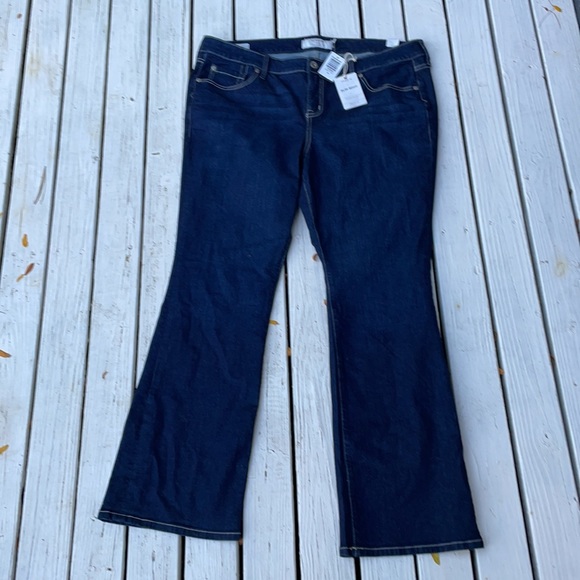 Torrid bootcut slim jeans plus 18 short